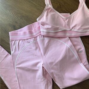 ALO Yoga Pink Set